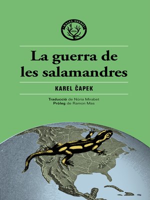 cover image of La guerra de les salamandres